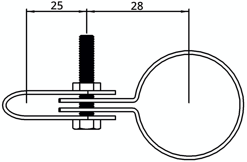 Rohrverbinder | Gitterhalter einfach | 170B34 | 33,7 mm | 1 | Temperguss u. Elektrogalvanisiert