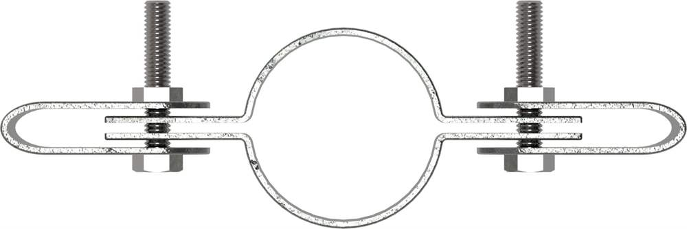 Rohrverbinder | Gitterhalter doppelt | 171 | 26,9 mm - 60,3 mm | 3/4 - 2 | Temperguss u. Elektrogalvanisiert