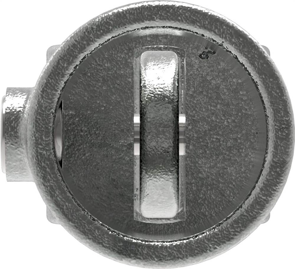 Rohrverbinder | Gelenkstück einfach | 173D48 | 48,3 mm | 1 1/2 | Temperguss u. Elektrogalvanisiert