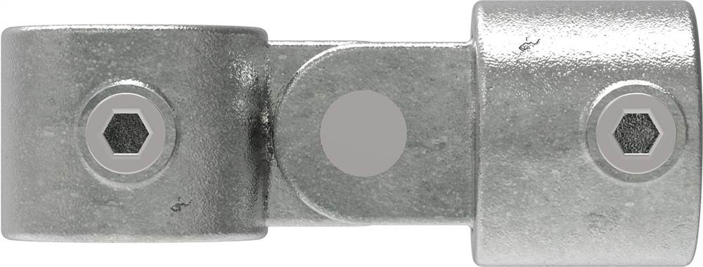 Rohrverbinder | Gelenkstück einfach | 173E60 | 60,3 mm | 2 | Temperguss u. Elektrogalvanisiert