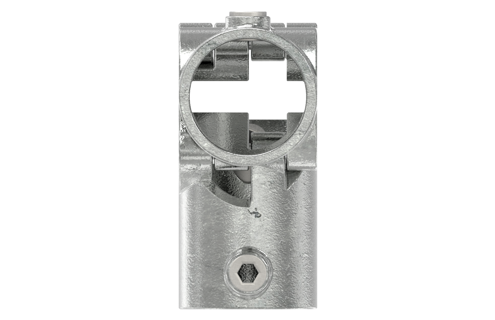 Rohrverbinder | T-Stück für Stützrohr aufklappbar | 176D48-V | 48,3 mm | 1 1/2 | Temperguss u. Elektrogalvanisiert