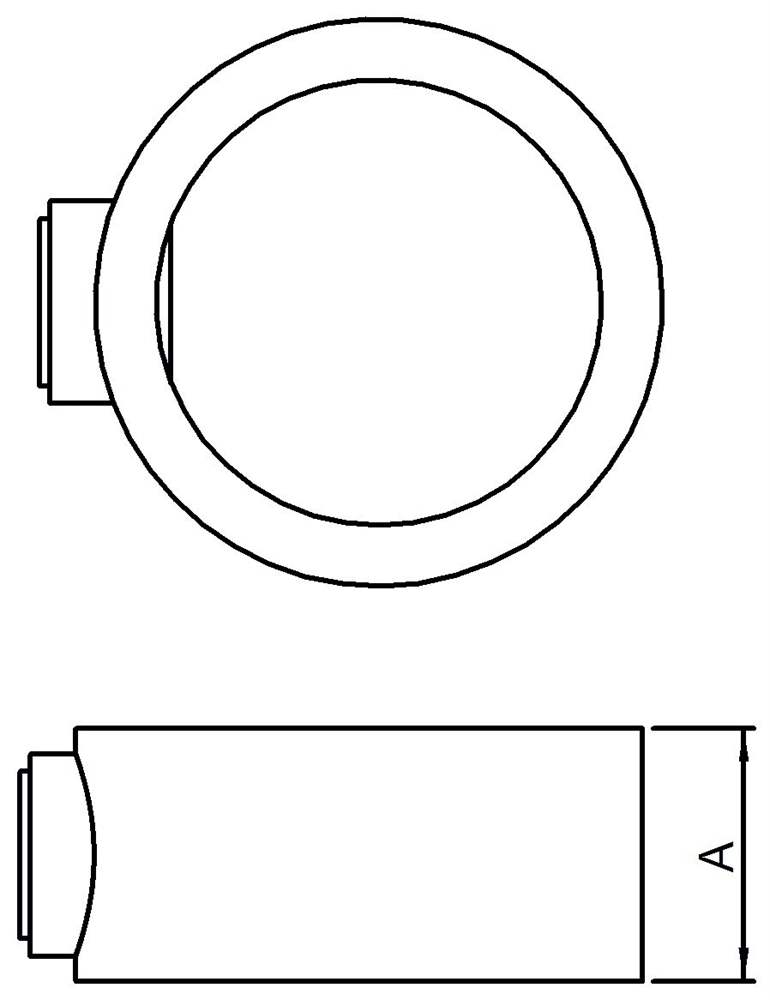 Rohrverbinder | Stellring | 179 | 26,9 mm - 60,3 mm | 3/4 - 2 | Temperguss u. Elektrogalvanisiert
