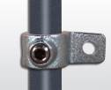 Rohrverbinder | Befestigungsring mit Flansch 1 Bohrung | 199A27 | 26,9 mm | 3/4 | Temperguss u. Elektrogalvanisiert