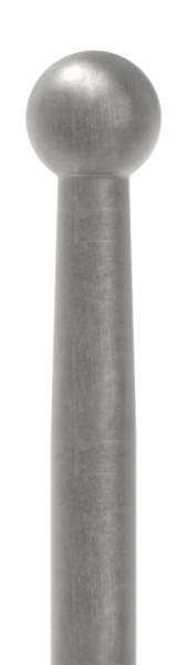 Zaunstab | Länge: 520 mm | Material Ø 12 mm + Kugel Ø 19 mm | Stahl S235JR, roh