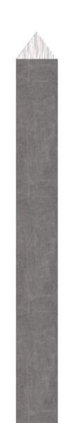 Zaunstab | Länge: 950 mm | Material 12x12 mm + Pyramide | Stahl S235JR, roh