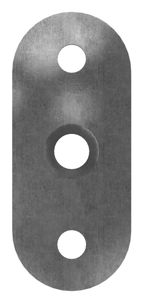 Halteplatte | 64x24x4 mm | für Vierkant/flach | Stahl S235JR, roh