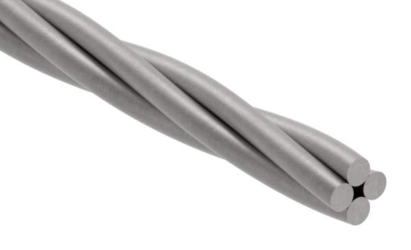 Gereeperter Handlauf | Material: Ø 15 mm | Länge: 2700 mm | Stahl (Roh) S235JR