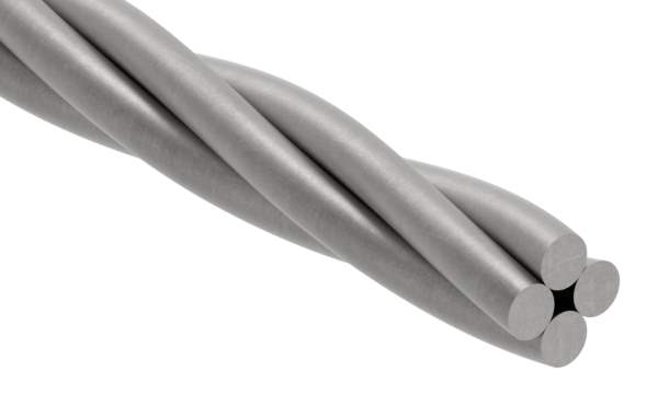 Gereeperter Handlauf | Material: Ø 19 mm | Länge: 2700 mm | Stahl (Roh) S235JR