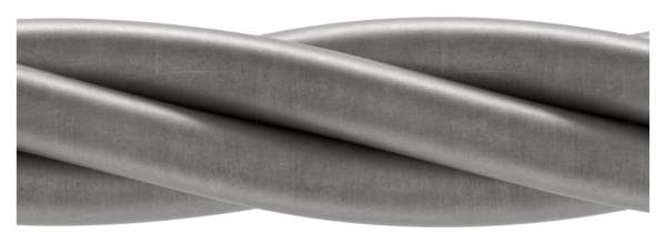 Gereeperter Handlauf | Material: Ø 24 mm | Länge: 2700 mm | Stahl (Roh) S235JR