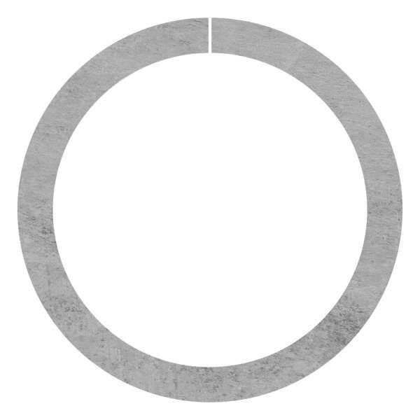 Ring | Material: 12x12 mm | Außen-Ø 130 mm | Stahl S235JR, roh
