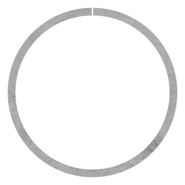 Ring | Material: 12x6 mm | Außen-Ø130 mm | Stahl S235JR, roh