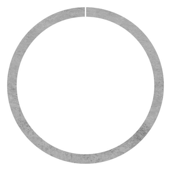 Ring | Material: 16x8 mm | Außen-Ø 130 mm | Stahl S235JR, roh