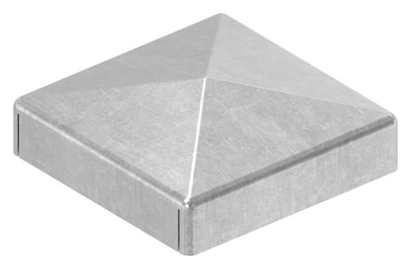 Pfeilerbedecker | für Quadratrohr | Maße: 30x30 mm | Stahl S235JR, roh