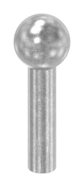 Kugelkopfbolzen Ø 5/10 mm | Stahl S235JR, roh
