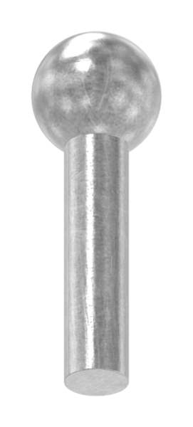 Kugelkopfbolzen Ø 5/10 mm | Stahl S235JR, roh