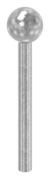Kugelkopfbolzen Ø 5,5/13 mm | Stahl S235JR, roh