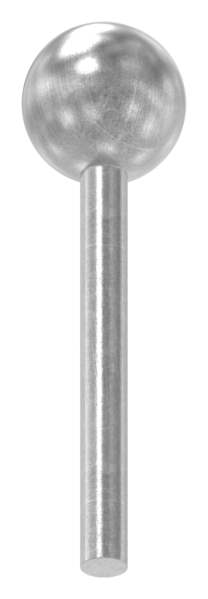 Kugelkopfbolzen Ø 5,5/19 mm | Stahl S235JR, roh