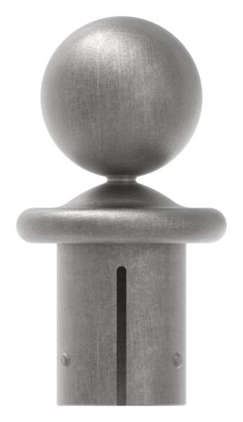 Kugelrohrknopf für Ø 48,3x2,5-2,9 mm | Stahl S235JR, roh