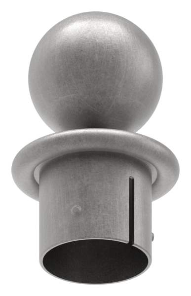 Kugelrohrknopf für Ø 60,3x2,5-2,9 mm | Stahl S235JR, roh