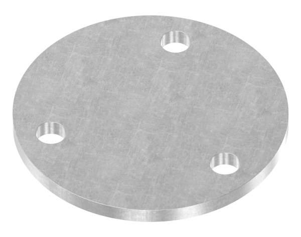 Ankerplatte | Maße: Ø 100x6 mm | Stahl (Roh) S235JR