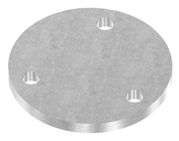 Ankerplatte | Maße: Ø 100x8 mm | Stahl (Roh) S235JR