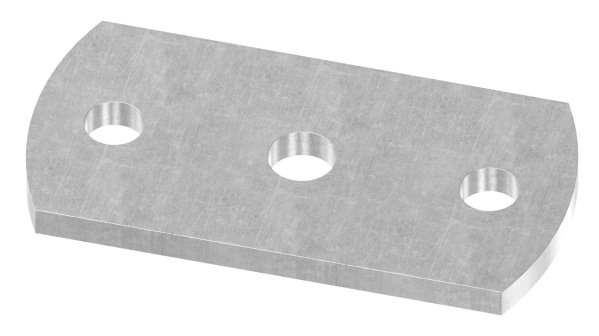 Ankerplatte | Maße: 100x50x6 mm | Stahl (Roh) S235JR