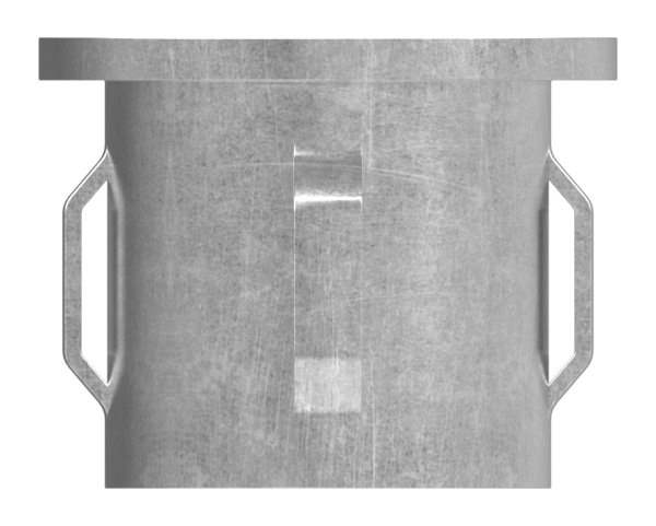 Stahlstopfen flach | für Rundrohr Ø 33,7x1,8-2,2 mm | Stahl S235JR, roh