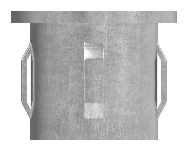 Stahlstopfen flach | für Rundrohr Ø 33,7x2,5-2,9 mm | Stahl S235JR, roh
