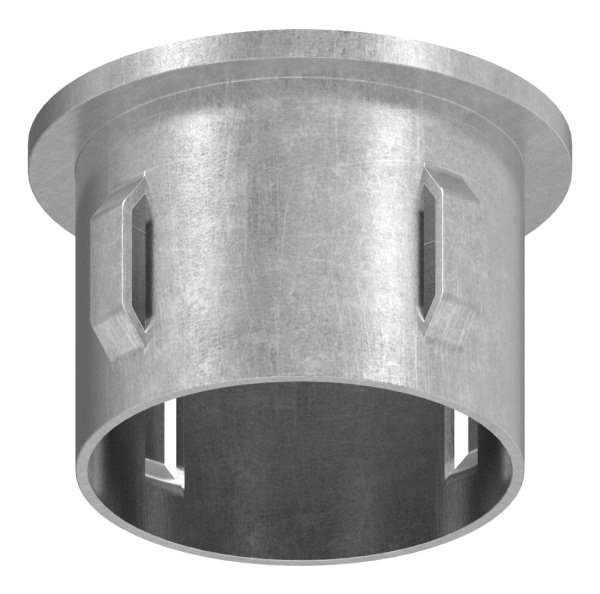 Stahlstopfen flach | für Rundrohr Ø 42,4x1,8-2,2 mm | Stahl S235JR, roh