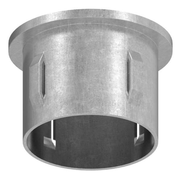 Stahlstopfen flach | für Rundrohr Ø 42,4x2,5-2,9 mm | Stahl S235JR, roh