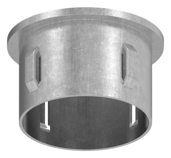 Stahlstopfen flach | für Rundrohr Ø 48,3x1,8-2,2 mm | Stahl S235JR, roh