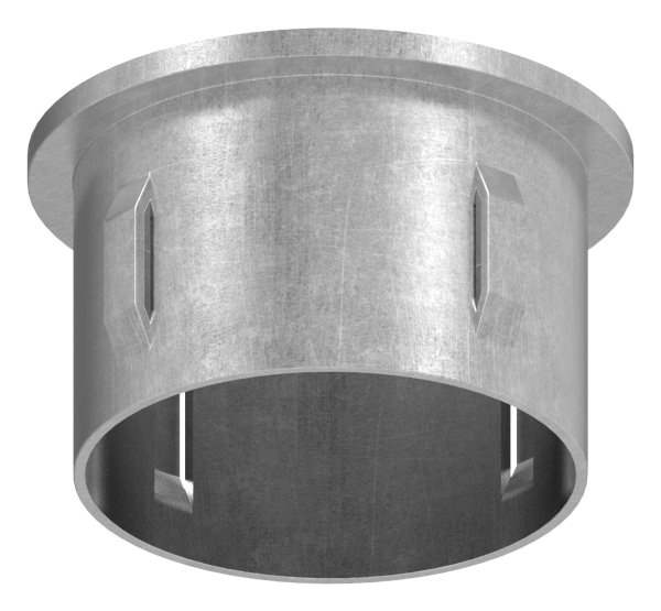 Stahlstopfen flach | für Rundrohr Ø 48,3x2,5-2,9 mm | Stahl S235JR, roh