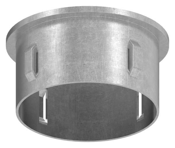Stahlstopfen flach | für Rundrohr Ø 60,3x1,8-2,2 mm | Stahl S235JR, roh