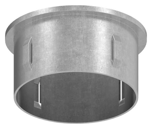 Stahlstopfen flach | für Rundrohr Ø 60,3x2,5-2,9 mm | Stahl S235JR, roh