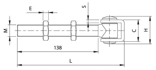 Torband M20 | verstellbar | Stahl (Roh) S235JR