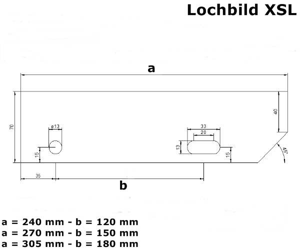 Gitterroststufe Treppenstufe | Maße: 1000x270 mm 30/30 mm | S235JR (St37-2), im Vollbad feuerverzinkt