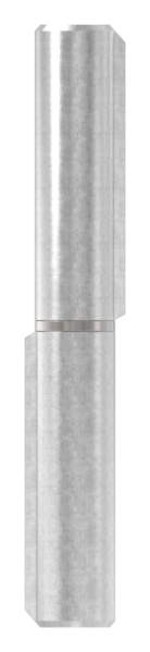 Anschweißband, Länge: 120mm, fester Zapfen, V2A