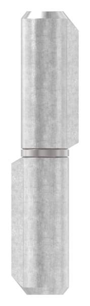 Anschweißband, Länge: 60mm, fester Zapfen, V2A
