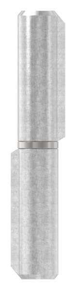 Anschweißband, Länge: 80mm, fester Zapfen, V2A