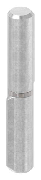Anschweißband, Länge: 80mm, fester Zapfen, V2A