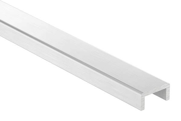 Aluminium-U-Profil, 24 x 12 x 3mm, Länge: 6000mm