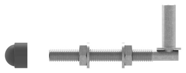 Einhängeband Torband zum Durchschrauben für Ø 13mm, Länge 120mm